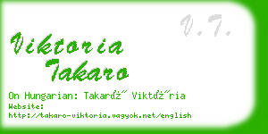 viktoria takaro business card